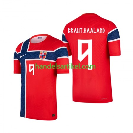 Norwegen Erling Haaland 9 Heim Trikotsatz World Cup 2026 Kurzarm